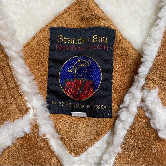 Vintage Grand Bay Leather Vest Western - Picture 2 of 6